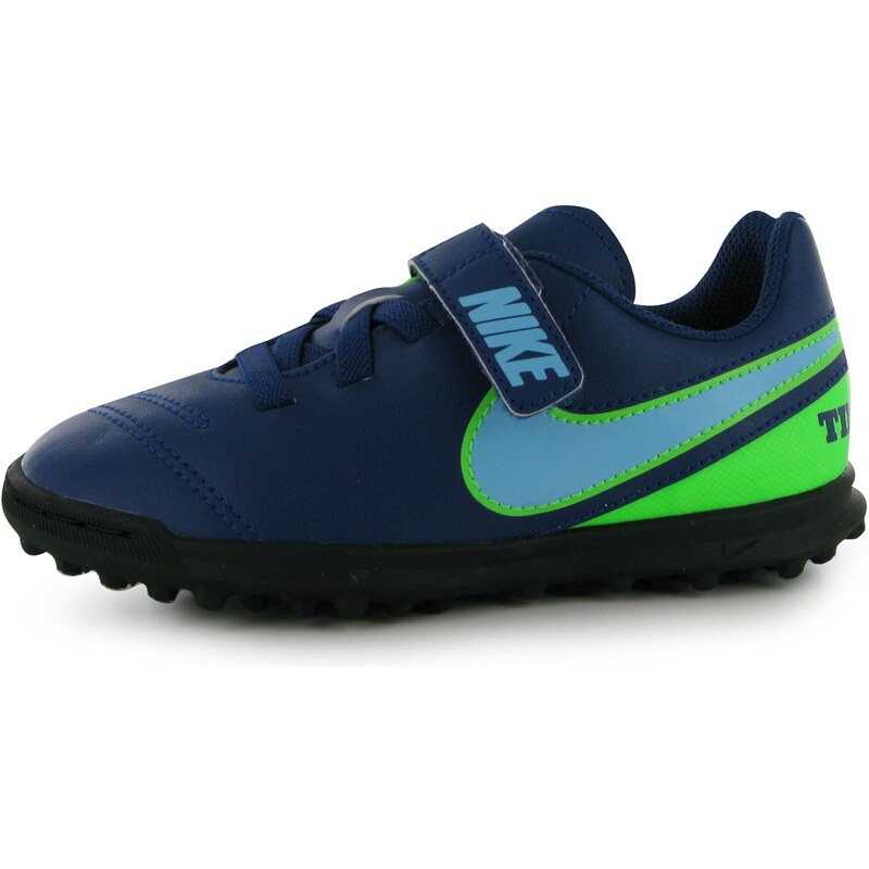 boty Nike Tiempo Rio Astro Turf dětské Blue/Green