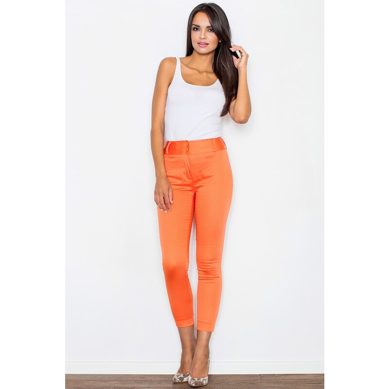 Kalhoty Figl 109, oranžová