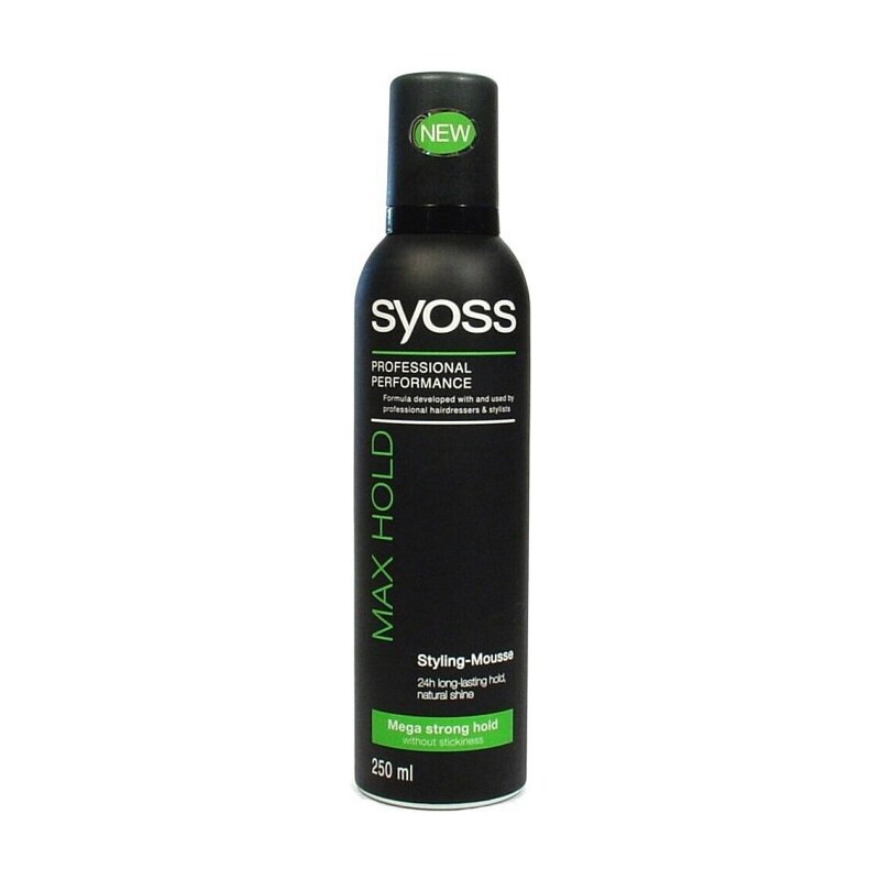 SYOSS Professional MAX HOLD Styling Mousse pěnové tužidlo megasilně tužící 250ml