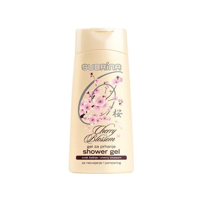 SUBRÍNA Shower Gel Cherry Blossom - sprchový gel s vůní višňového květu 250ml