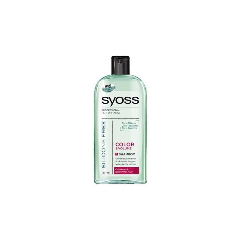 SYOSS Professional Silicone Free Color Shampoo - šampon bez silikonů pro ochranu barvy 500ml