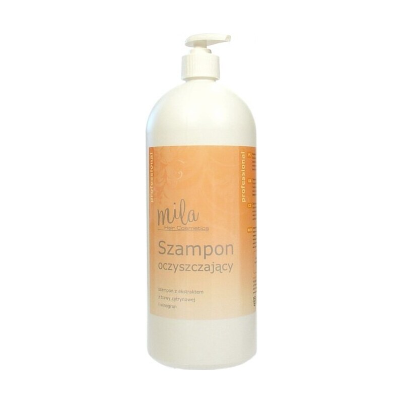 MILA Hair Cosmetics Čistící šampon - intenzivně čistí a osvěžuje vlasy 1000ml