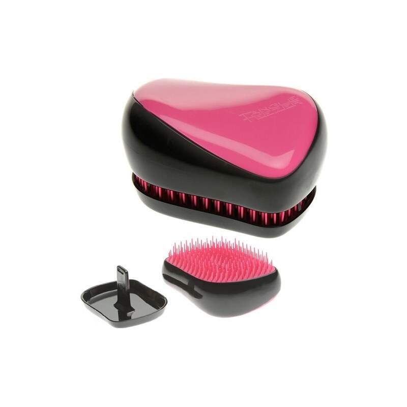 TANGLE TEEZER Compact Pink - Kompaktní kartáč na rozčesávání vlasů - růžový