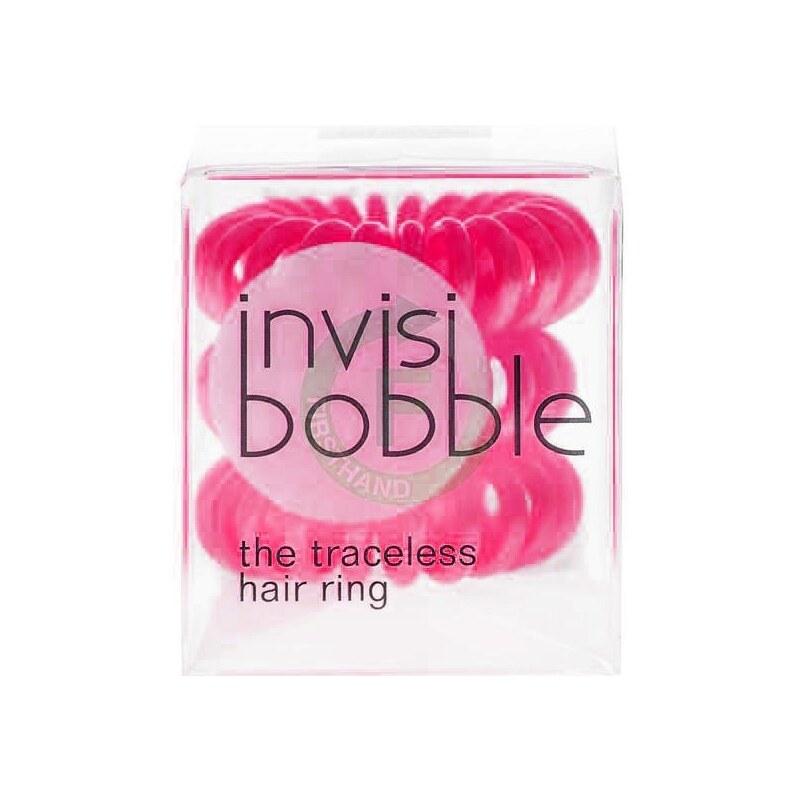 INVISIBOBBLE Traceless Hair Ring Pink 3ks - Spirálová gumička do vlasů - růžová