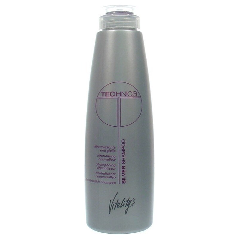 VITALITYS Technica Silver Shampoo 1000ml - šampon proti žlutému nádechu vlasů