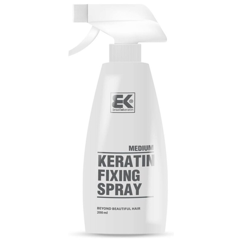 BRAZIL KERATIN Fixing Spray Medium 200ml - Keratinové tužidlo na vlasy se střední fixací