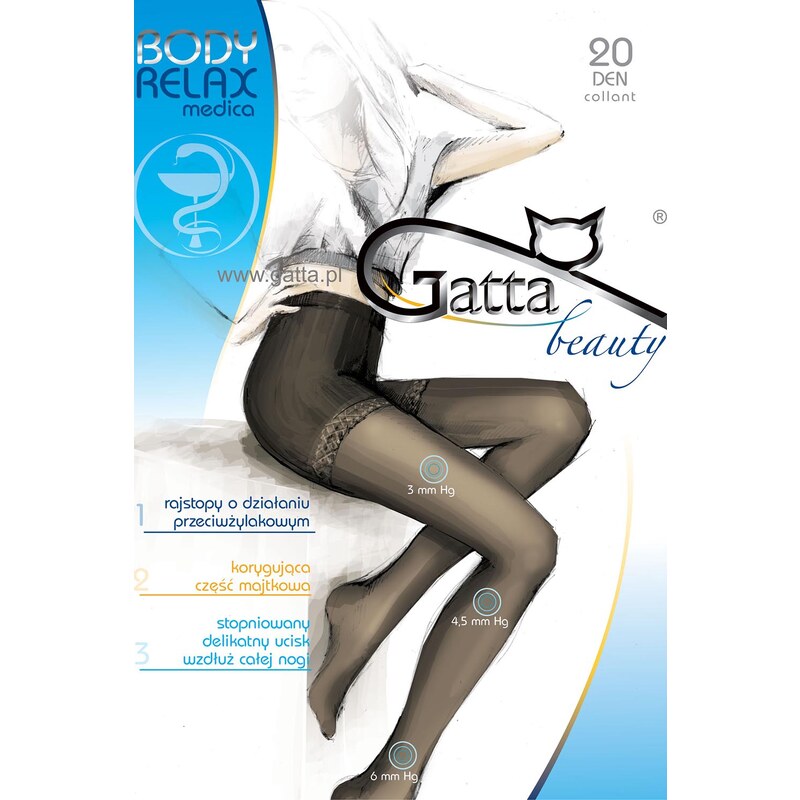 Silonkové punčocháče Gatta Body Relaxmedica 20 DEN 93426572