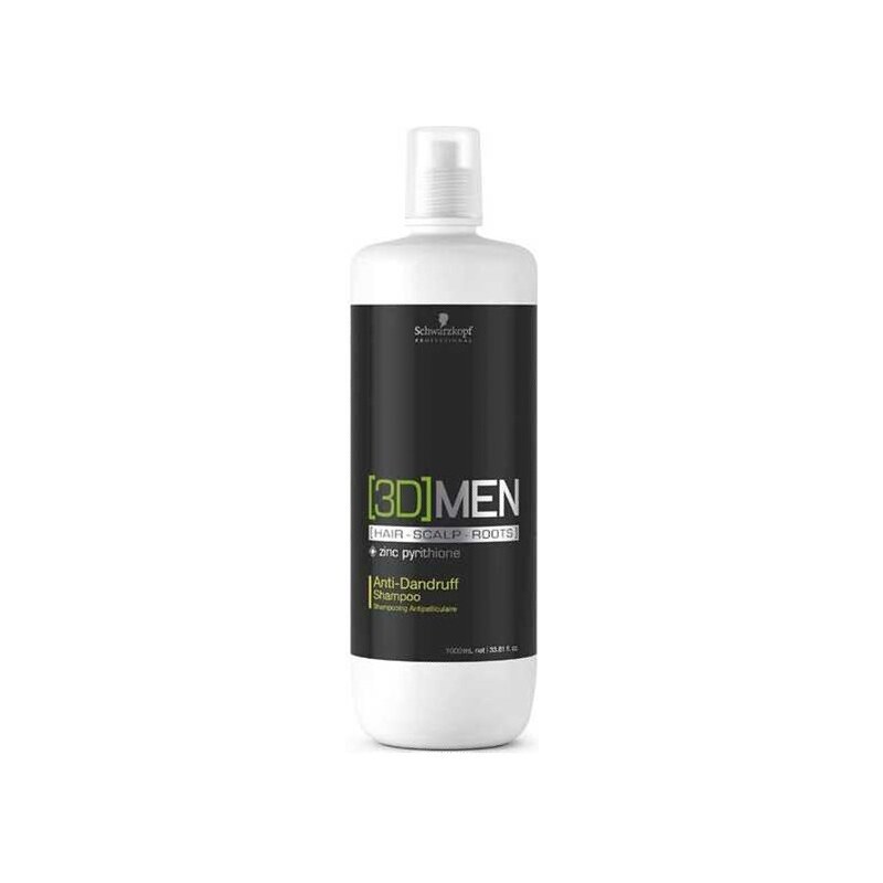 Schwarzkopf 3D MEN 3DMENSION Anti-Dandruff Shampoo šampon pro muže proti lupům 1l