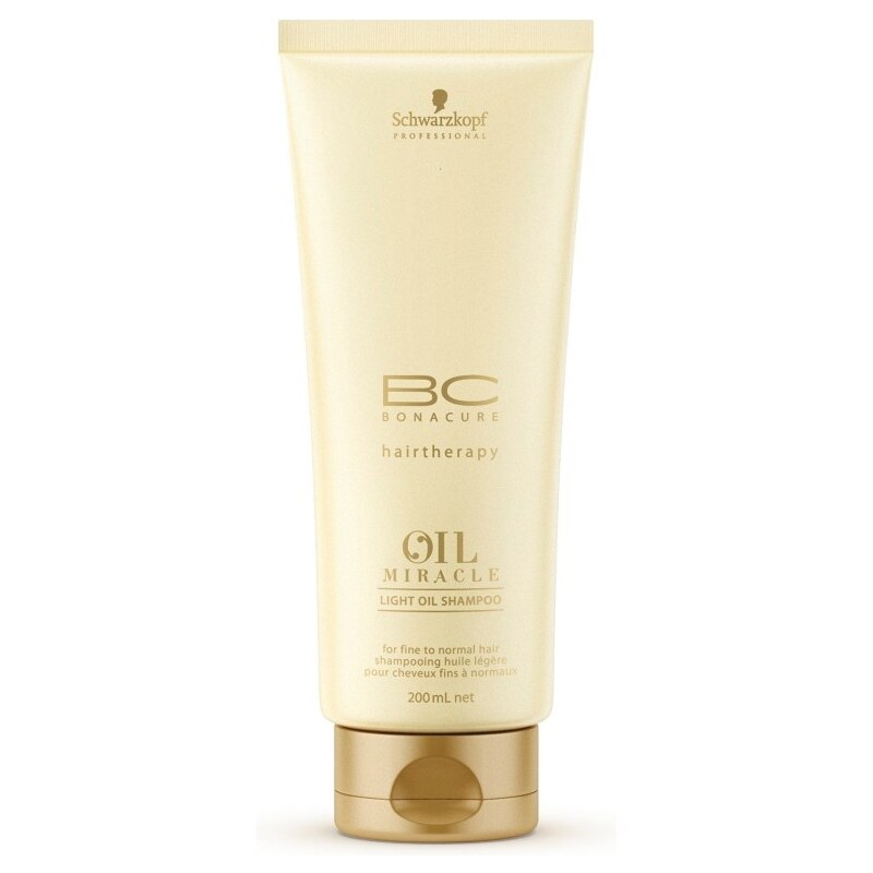 SCHWARZKOPF BC Oil Miracle Light Oil Shampoo 200ml - Lehký olejový šampon na jemné vlasy