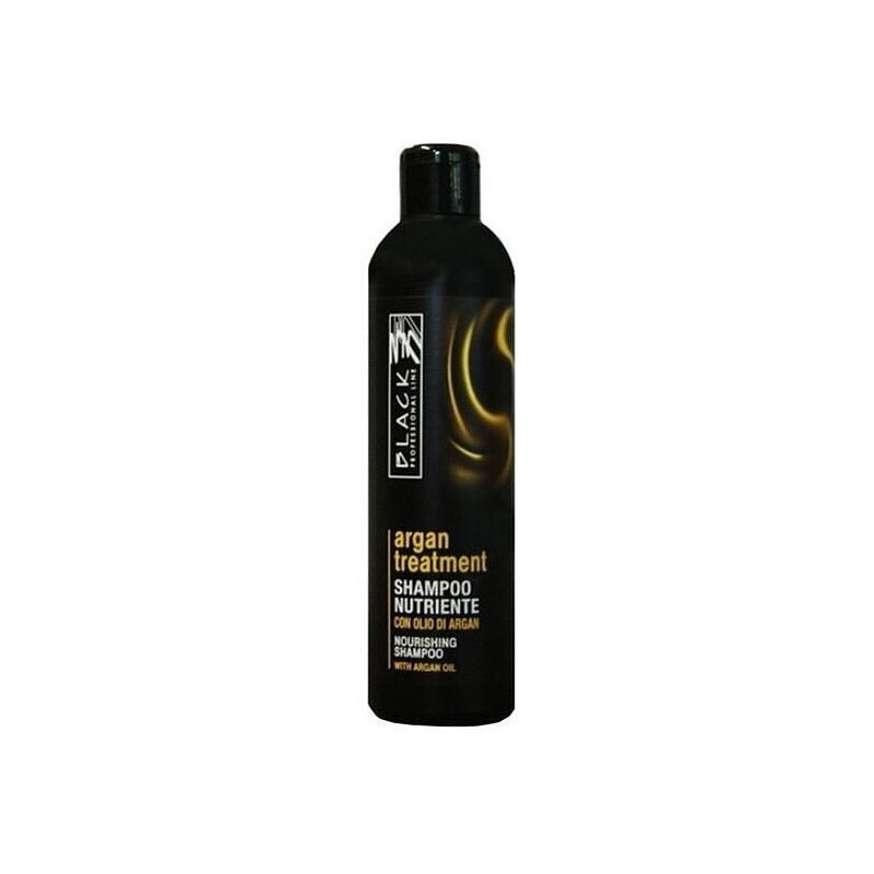 BLACK Argan Treatment Shampoo 250ml - arganový regenerační šampon na poškozené vlasy
