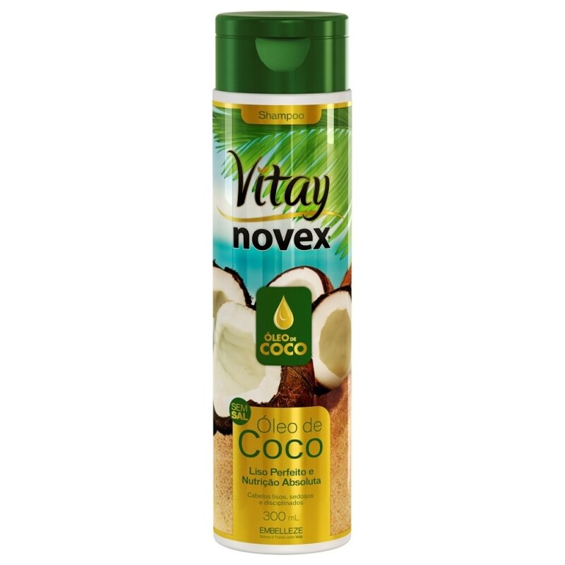 NOVEX Coconut Oil Vitay Shampoo 300ml - šampon na suché vlasy s kokosovým olejem
