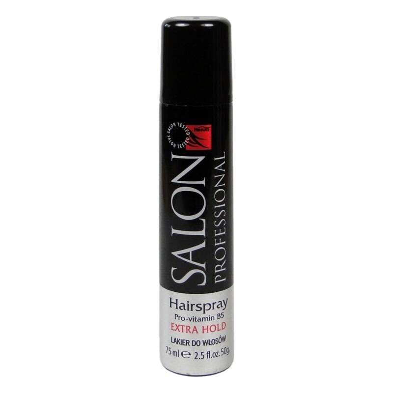 MINUET SALON PROFESSIONAL Hairspray Extra Hold 75ml - lak na vlasy do kabelky s provit. B5