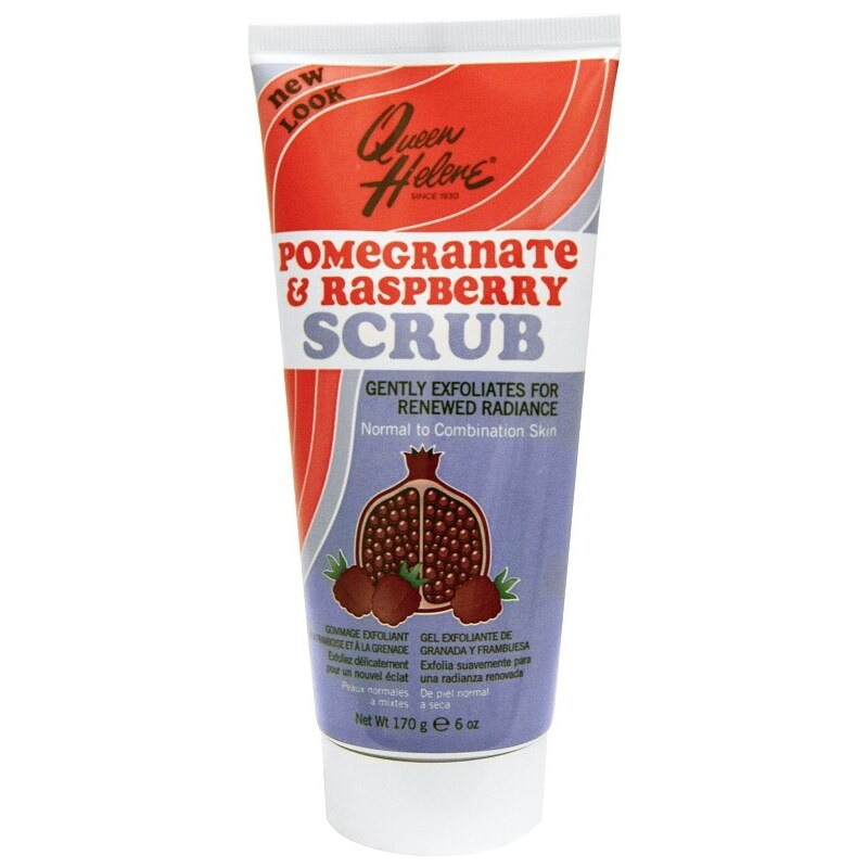 QUEEN HELENE Péče Pomegranate And Raspberry Scrub - pleťový peeling s antioxidanty 170g