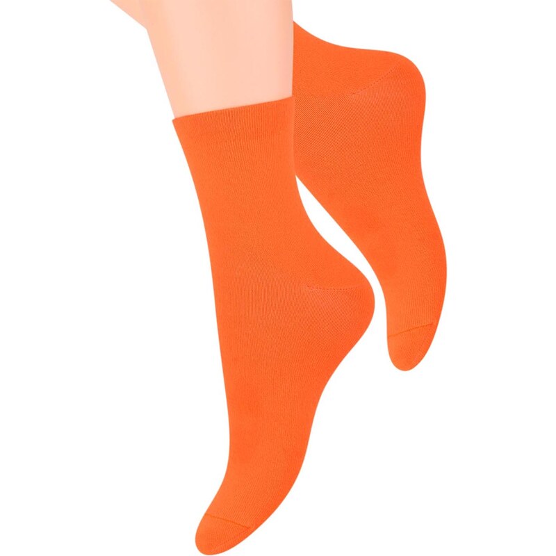 Ponožky dámské Steven 037, oranžová