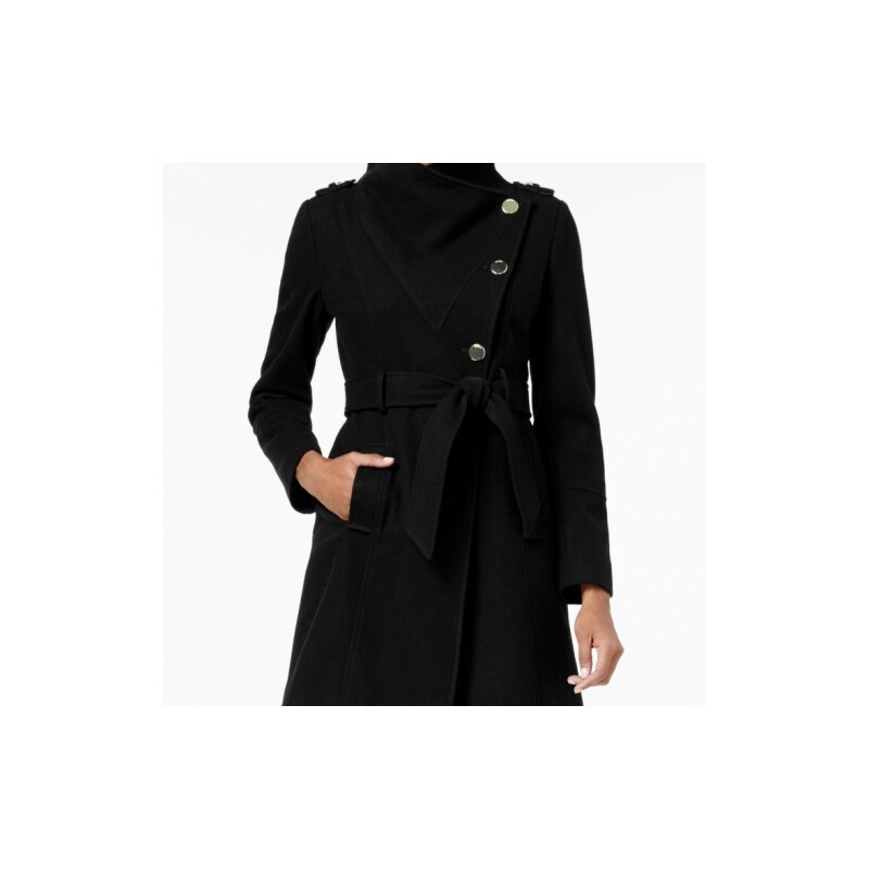 Guess asymmetrical hotsell wrap coat