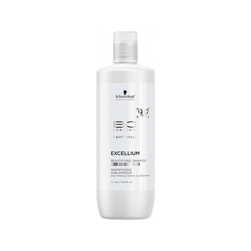 SCHWARZKOPF BC Excellium Beautifying Shampoo 1000ml - šampon pro stříbrné a bílé vlasy