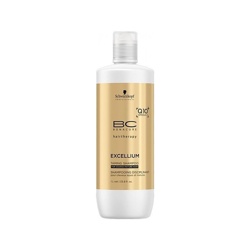 SCHWARZKOPF BC Excellium Taming Shampoo 1000ml - šampon pro krepaté a hrubé vlasy