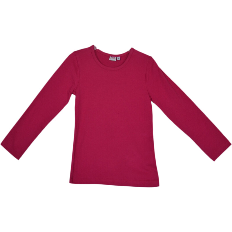Topo Dívčí tričko s dlouhým rukávem - růžové