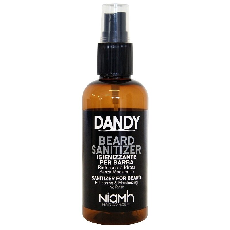 NIAMH DANDY Sanitizer 100ml - Bezoplachová ochrana vousů, bradky a kníru