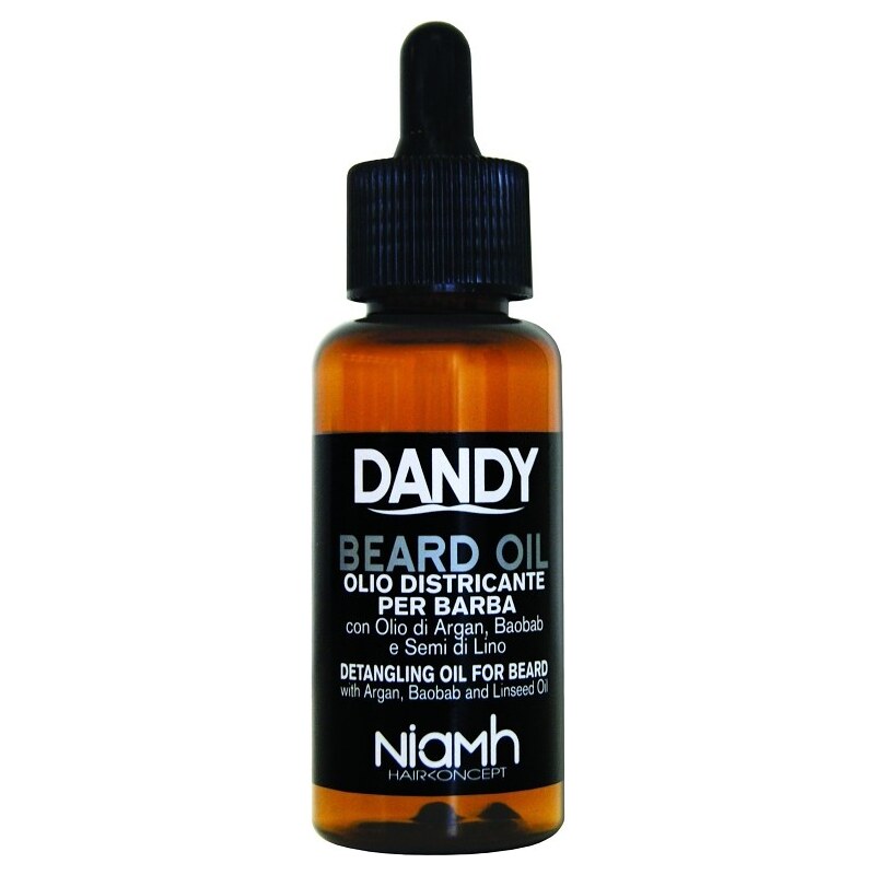 NIAMH DANDY Beard Oil 70ml - Olej na bradku a vousy s arganovým olejem