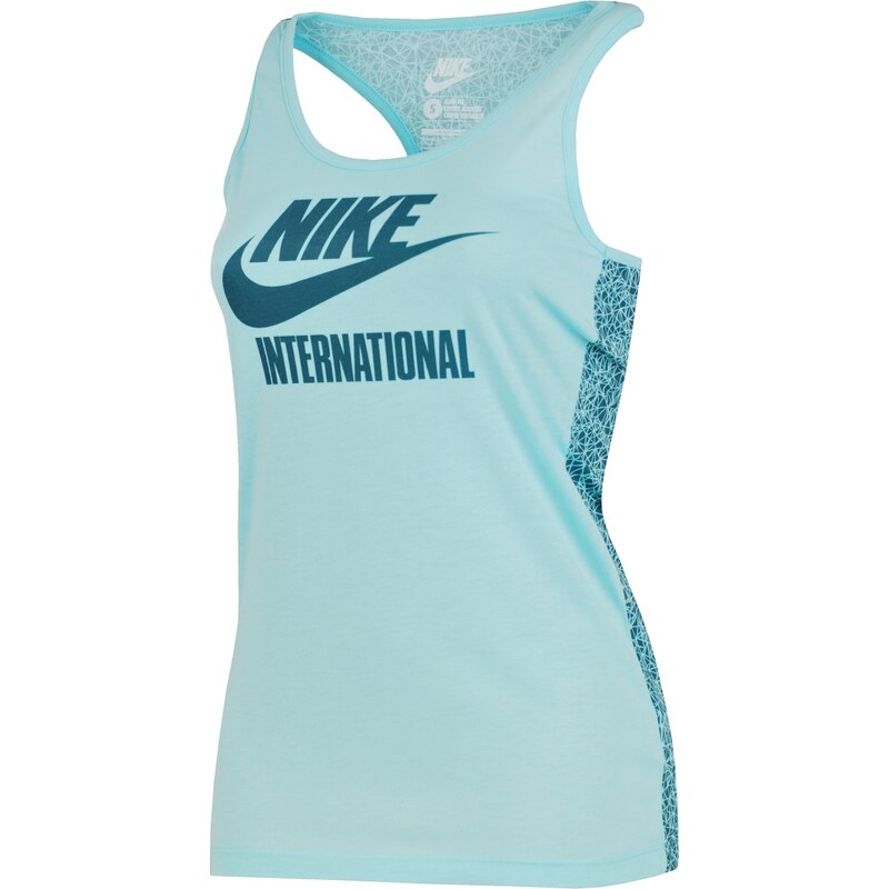 Nike Tee-Ru International Tank modrá S