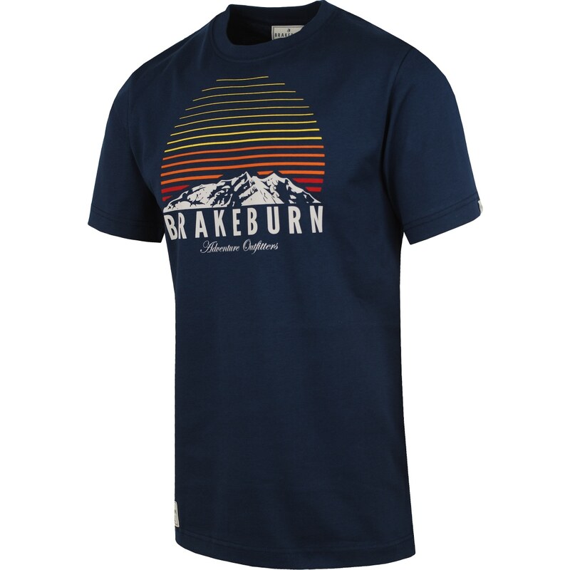 Brakeburn Mountains Sunset Tee modrá XL