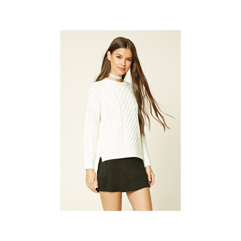 Forever 21 svetr Cable-Knit