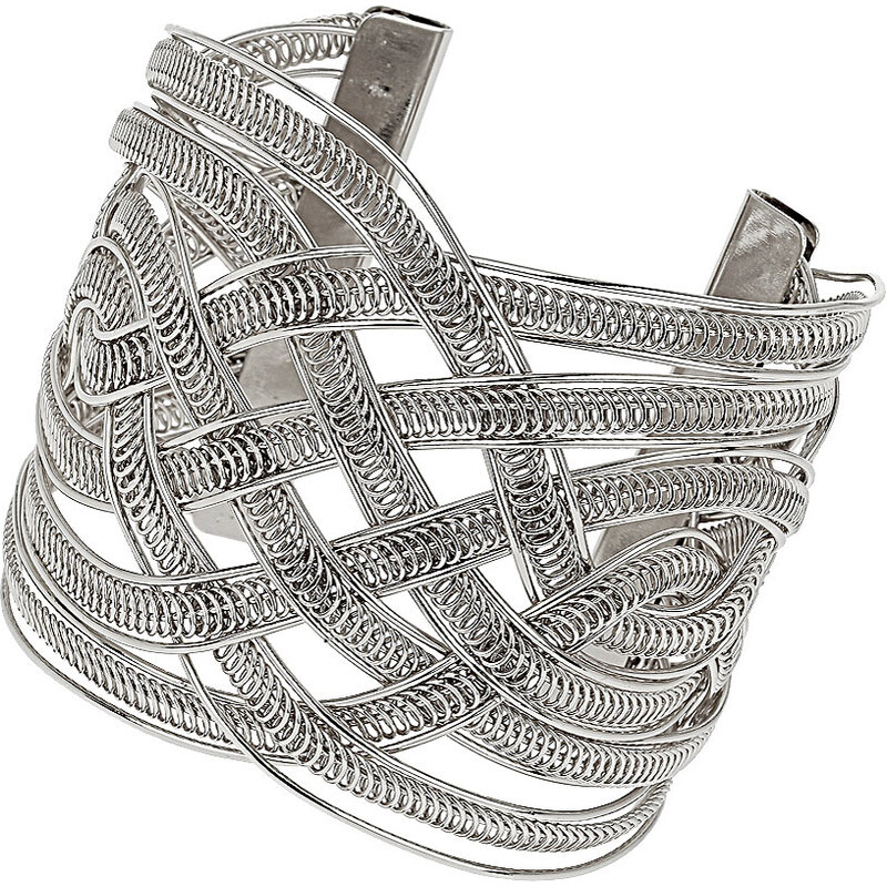 Topshop Silver Twisted Cuff