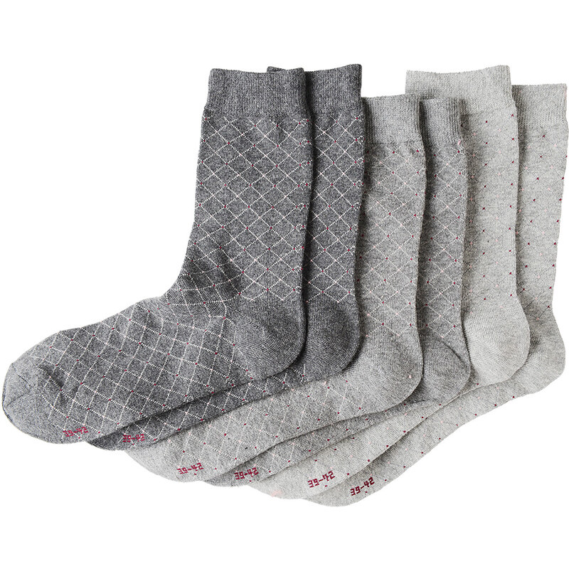 Gina Benotti 3 páry dámských ponožek