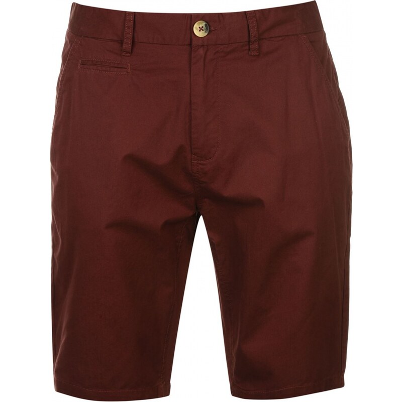 Pierre Cardin Chino Shorts Mens, burgundy