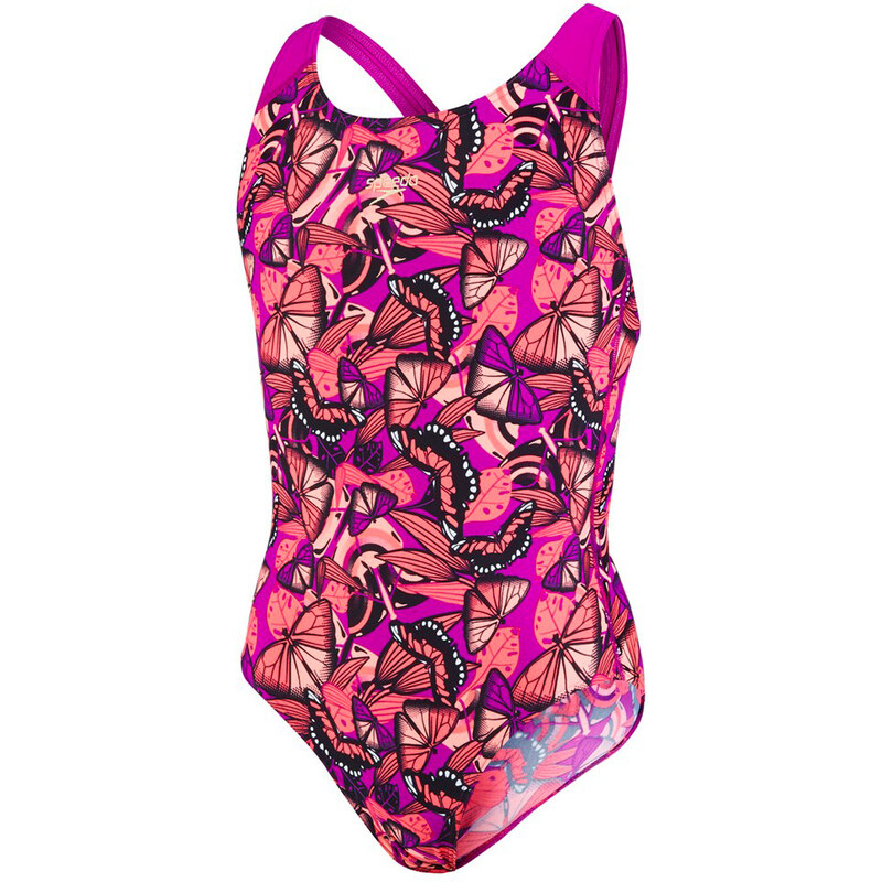 Speedo Sambeeny Swim Suit dětské Girls Diva/Red