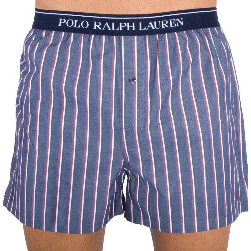 Pánské trenýrky Ralph Lauren šedé pruhy