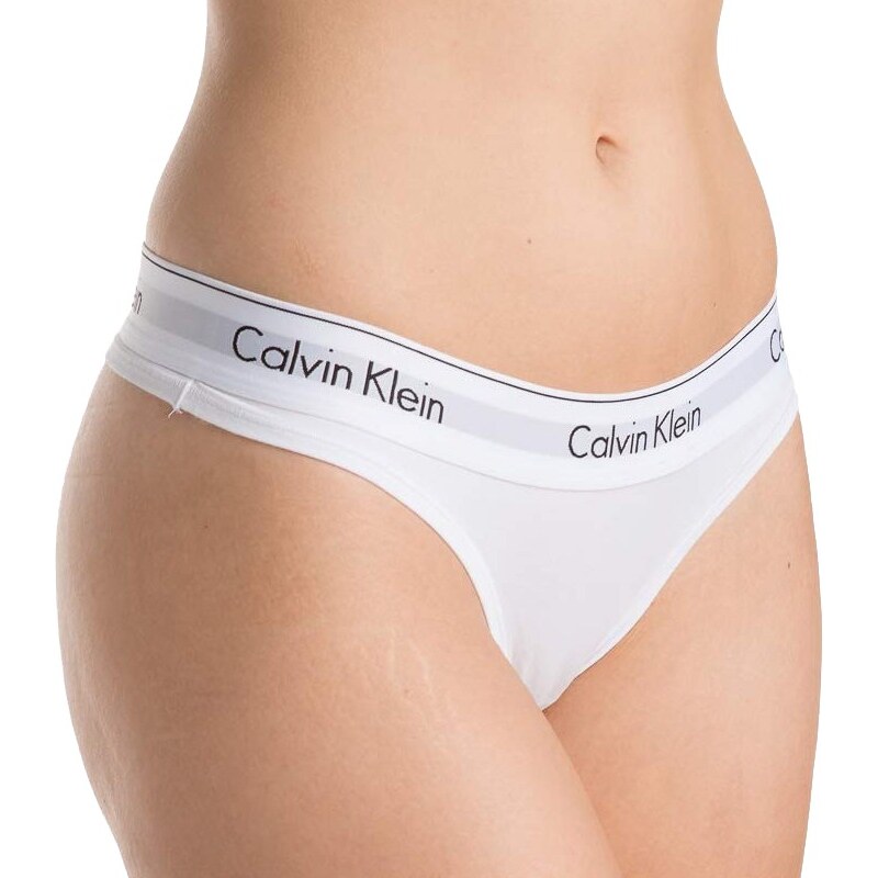 Dámská tanga Calvin Klein bílá (QF5117E-100)