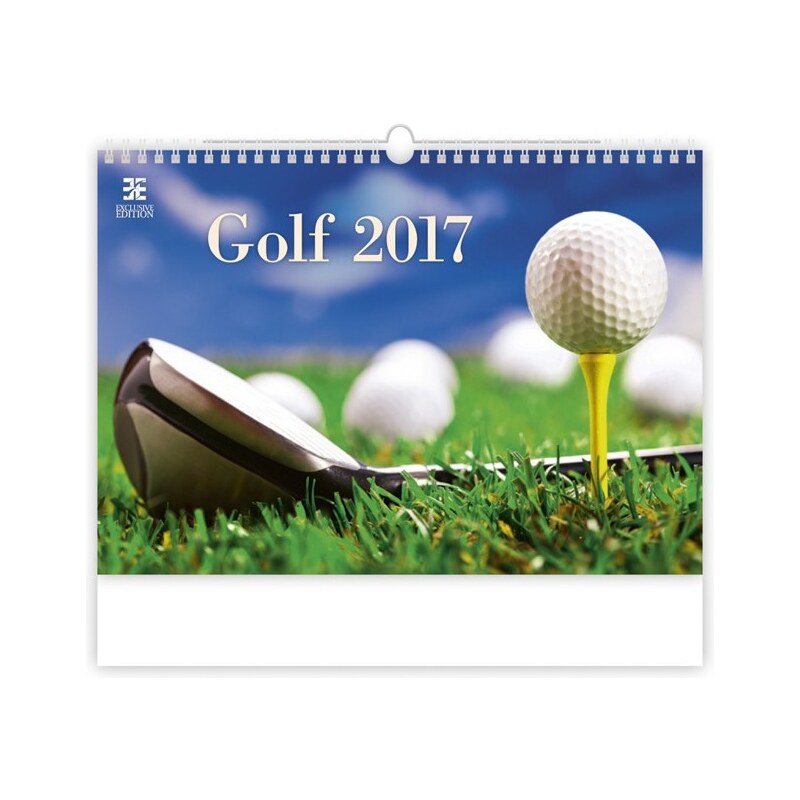 Helma 365, s.r.o. Nástěnný kalendář Golf 2017 N271-17