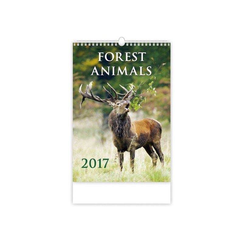 Helma 365, s.r.o. Nástěnný kalendář Forest Animals 2017 N142-17