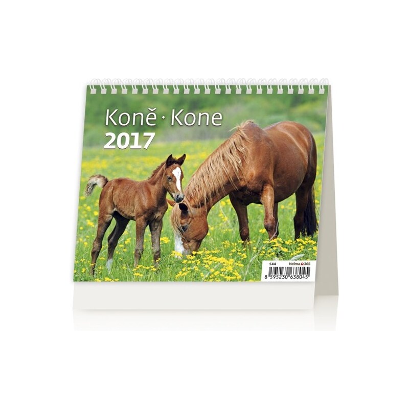 Helma 365, s.r.o. Stolní kalendář MiniMax Koně/Kone 2017 S44-17