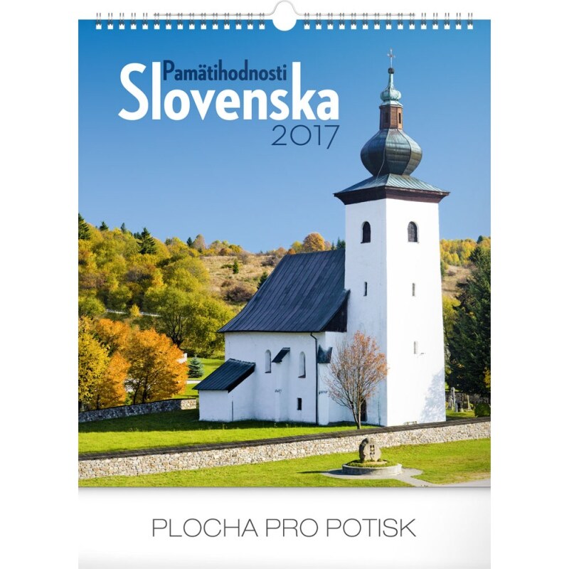 PRESCO GROUP, a.s. Nástěnný kalendář Pamätihodnosti Slovenska SK 2017 PGN-3677-SK-L-17