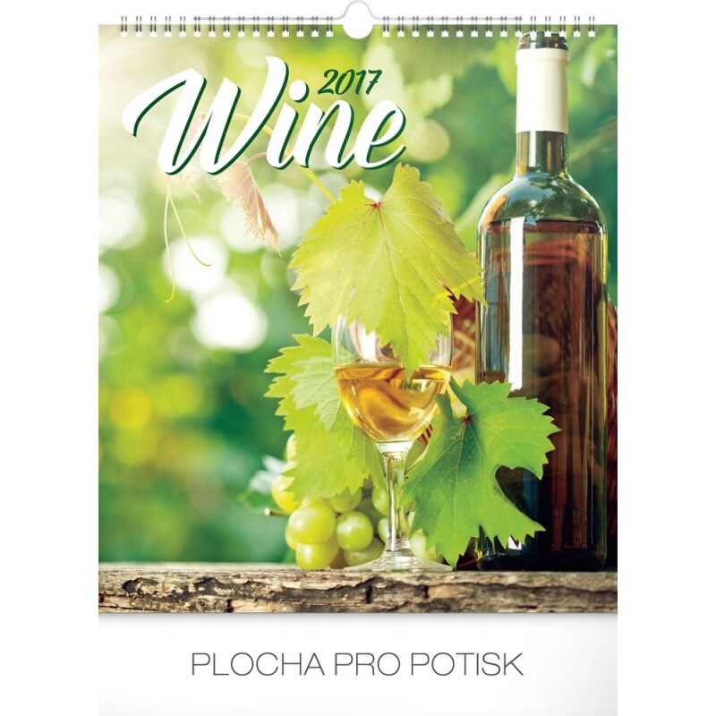 PRESCO GROUP, a.s. Nástěnný kalendář Víno 2017 PGN-3876-L-17