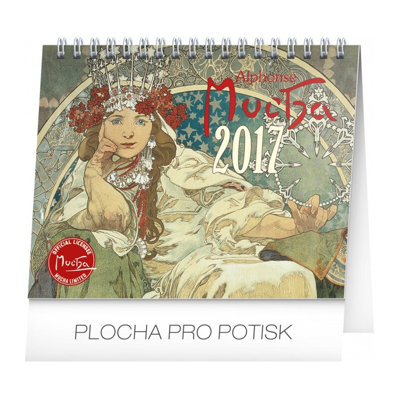 PRESCO GROUP, a.s. Stolní kalendář Alfons Mucha 2017 PGS-3640-17