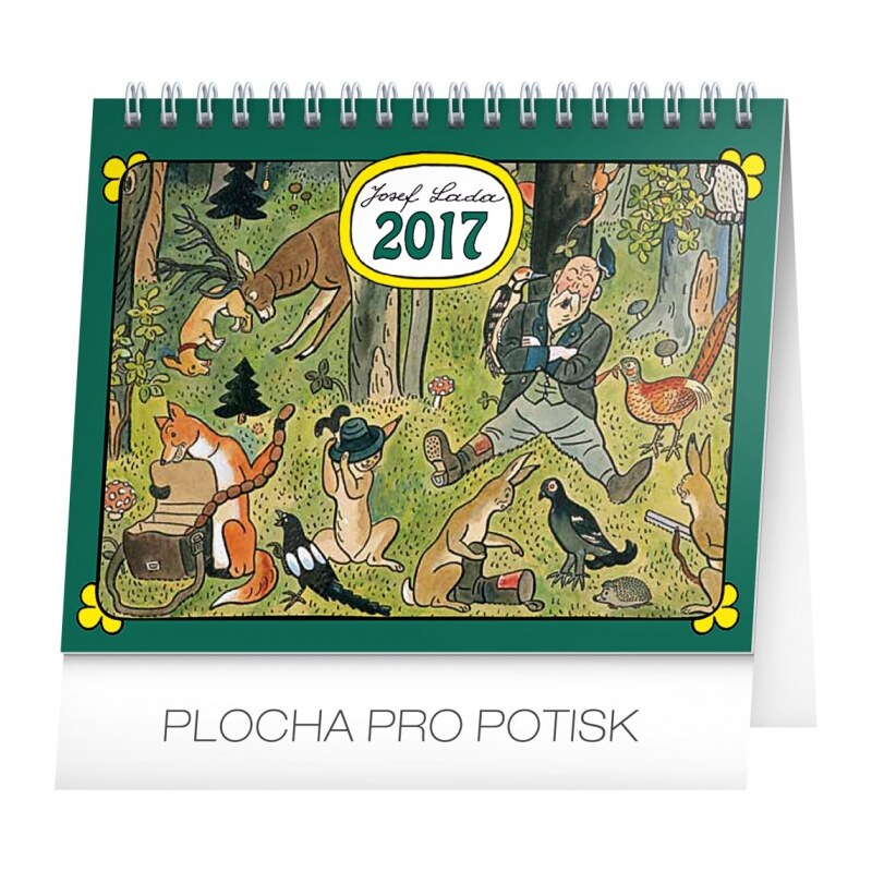 PRESCO GROUP, a.s. Stolní kalendář Josef Lada – V lese 2017 PGS-3641-17
