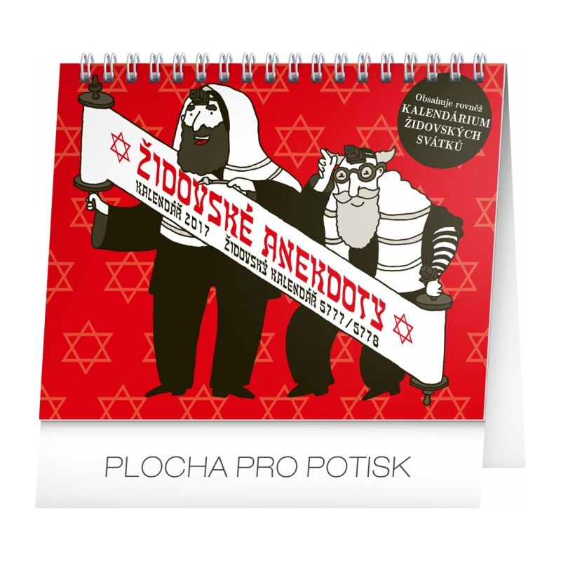 PRESCO GROUP, a.s. Stolní kalendář Židovské anekdoty 2017 PGS-3995-17