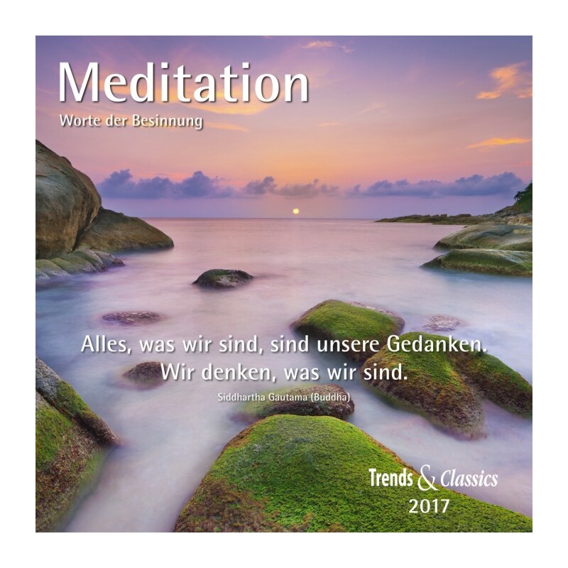 DuMont Kalenderverlag GmbH & Co. KG Nástěnný kalendář Meditace / Meditation T&C 2017 17DU3380