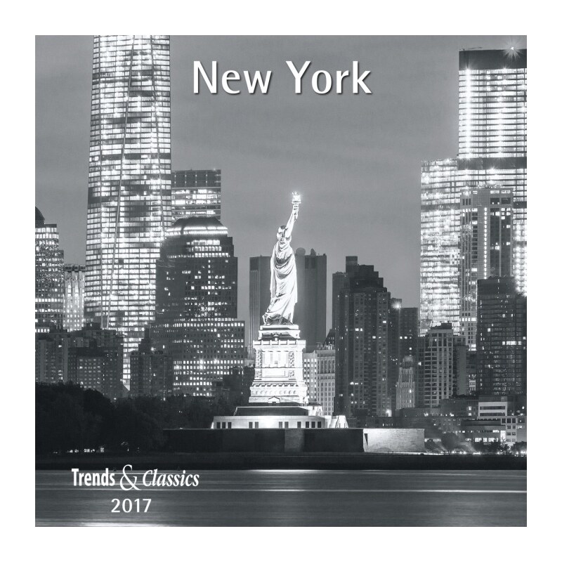 DuMont Kalenderverlag GmbH & Co. KG Nástěnný kalendář New York / New York s/w T&C 2017 17DU3391