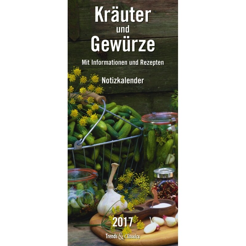 DuMont Kalenderverlag GmbH & Co. KG Nástěnný kalendář Byliny a koření / NK 2017 Kräuter & Gewürze T&C 2017 17DU3400