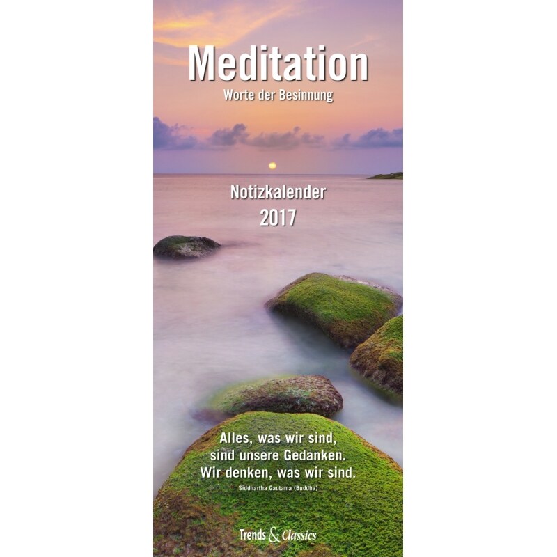 DuMont Kalenderverlag GmbH & Co. KG Nástěnný kalendář Meditace / NK 2017 Meditation T&C 2017 17DU3404