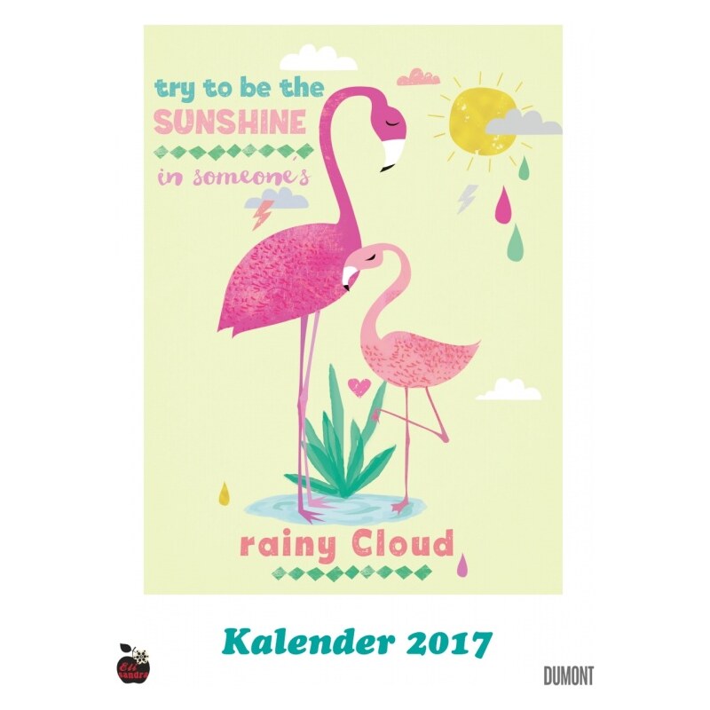 DuMont Kalenderverlag GmbH & Co. KG Nástěnný kalendář Elisandra / Elisandra: Be the sunshine 2017 17DU3416