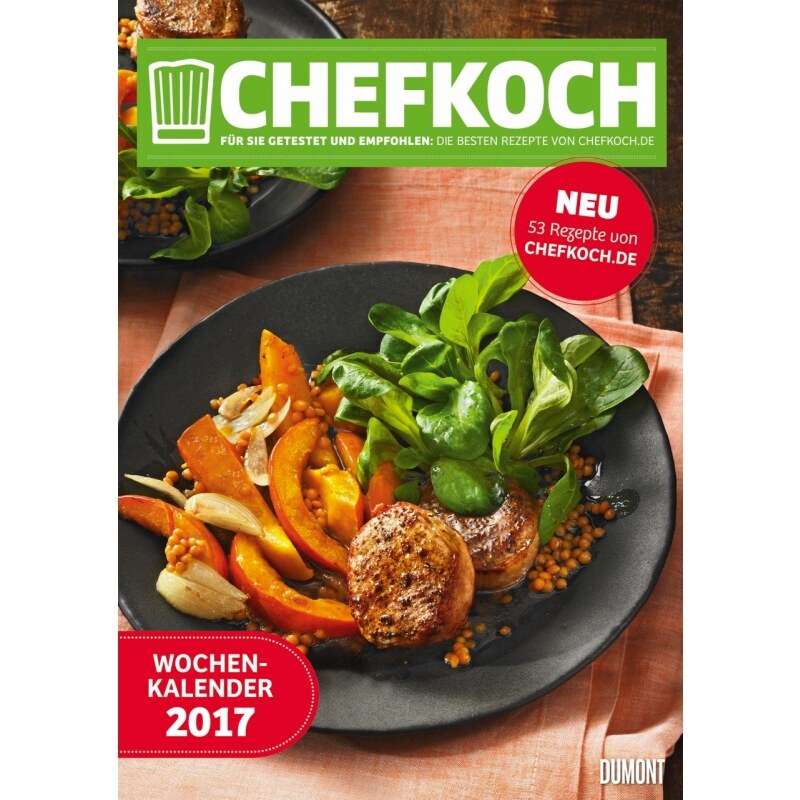 DuMont Kalenderverlag GmbH & Co. KG Nástěnný kalendář Šéfkuchař / Chefkoch.de - G+J 2017 17DU3473
