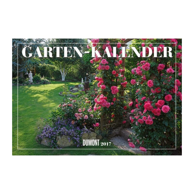 DuMont Kalenderverlag GmbH & Co. KG Nástěnný kalendář Zahrady / Gartenkalender 2017 17DU3485