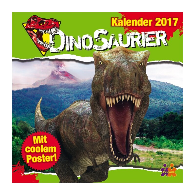 DuMont Kalenderverlag GmbH & Co. KG Nástěnný kalendář Dinosauři / Dinosaurier 2017 17DU3528