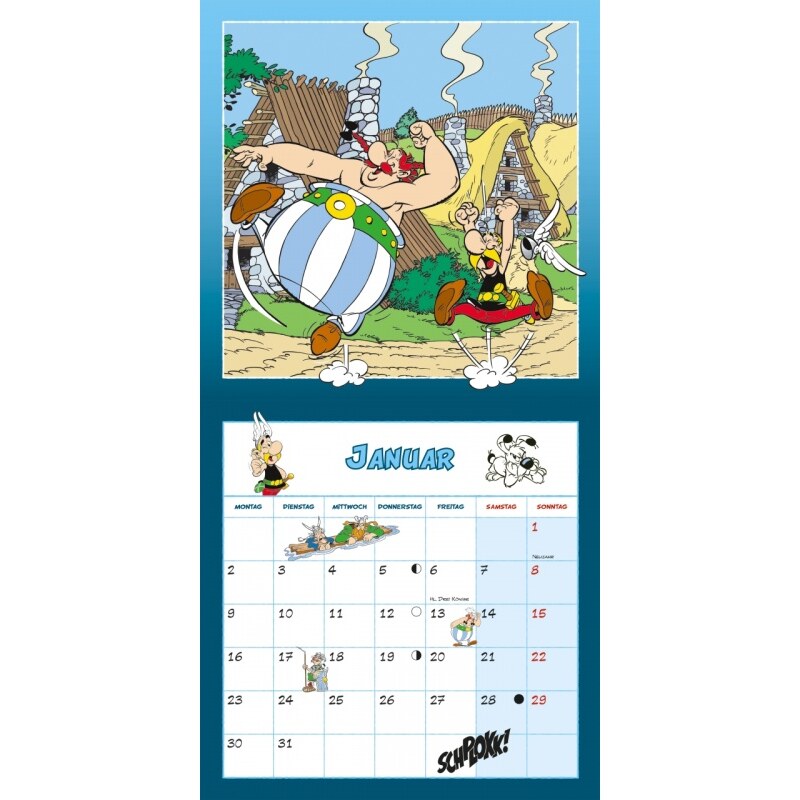 DuMont Kalenderverlag GmbH & Co. KG Nástěnný kalendář Asterix a Obelix / Asterix und Obelix 2017 17DU3531
